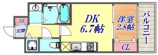 セレニテ神戸元町の物件間取画像